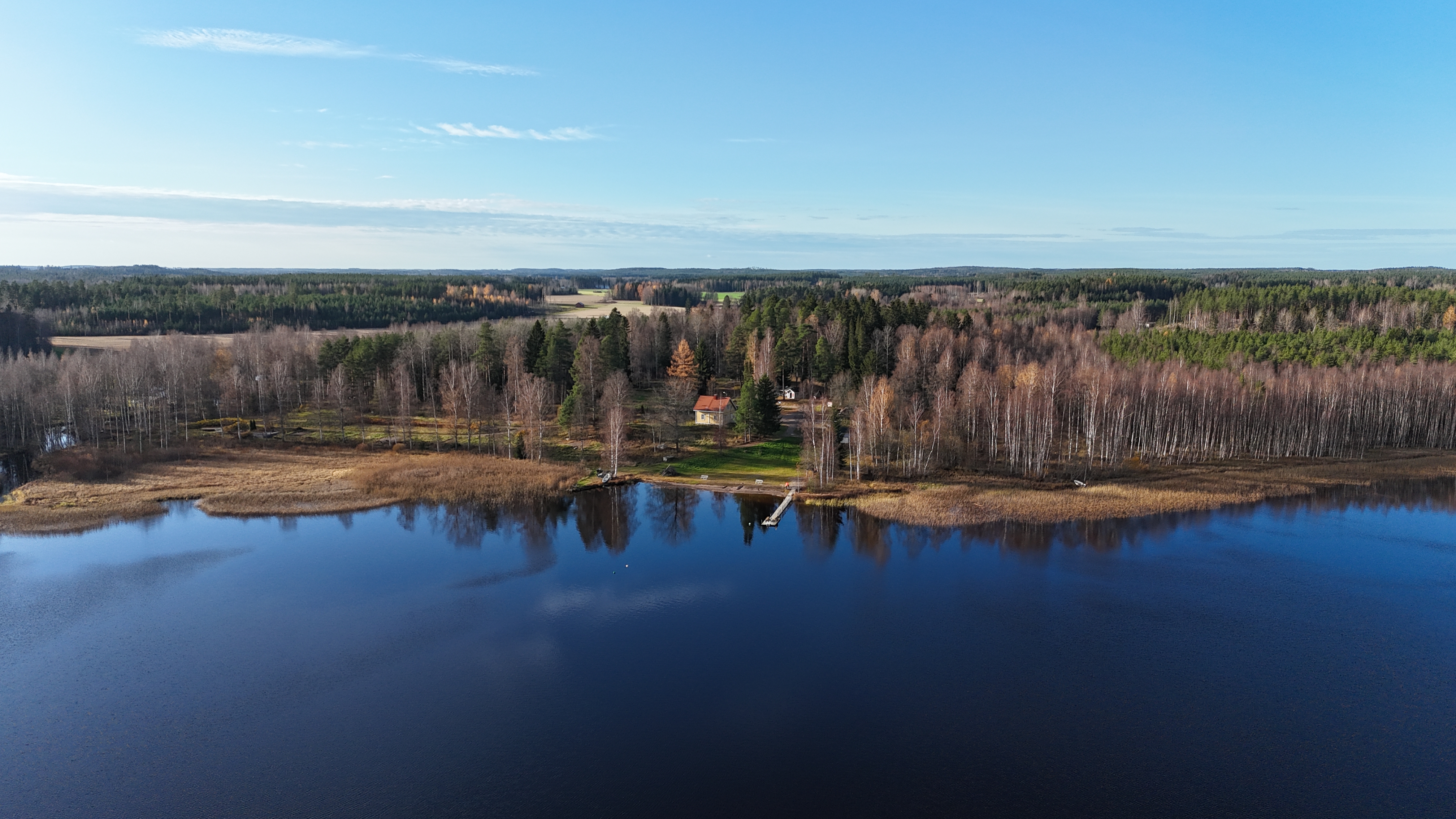 Viralan leirintäalueesta ilmakuva