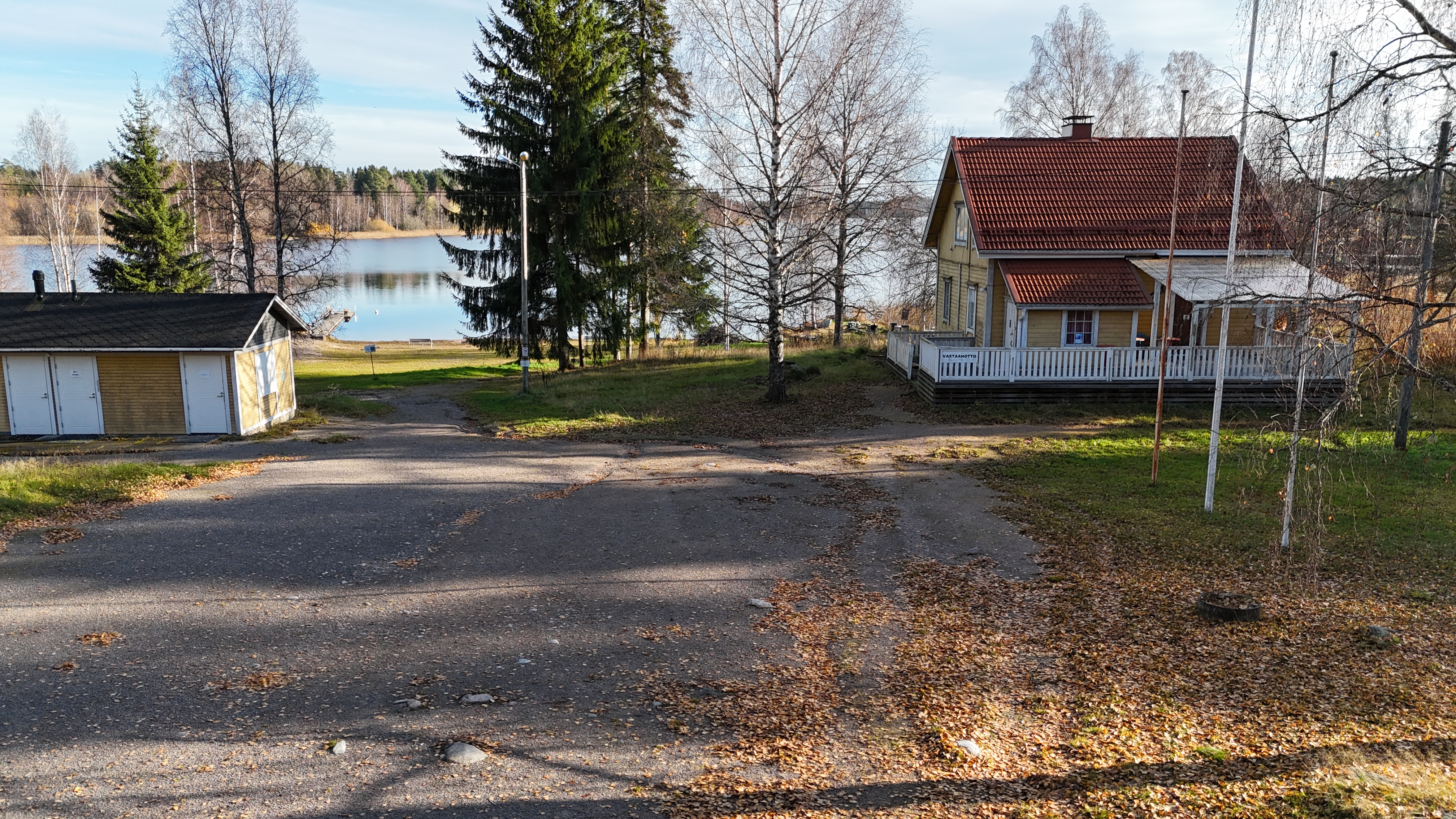 Viralan leirintäalueesta ilmakuva